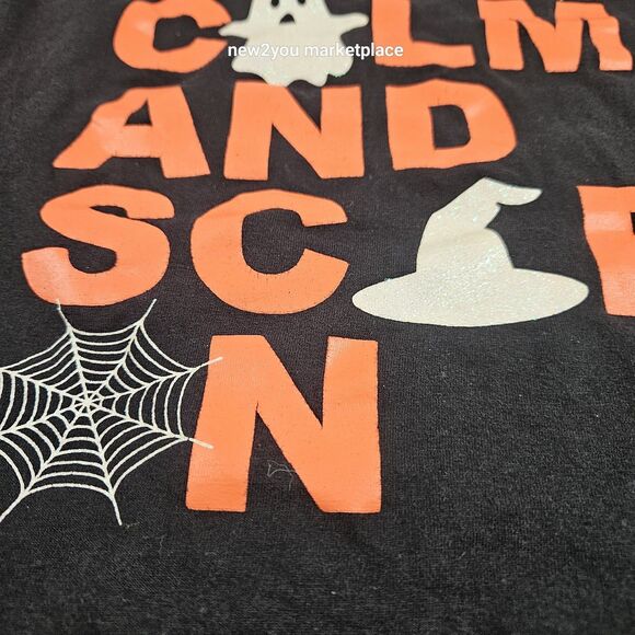 Girls Halloween long sleeve t shirt Large (L 14) spider, ghost, witch - Picture 4 of 8